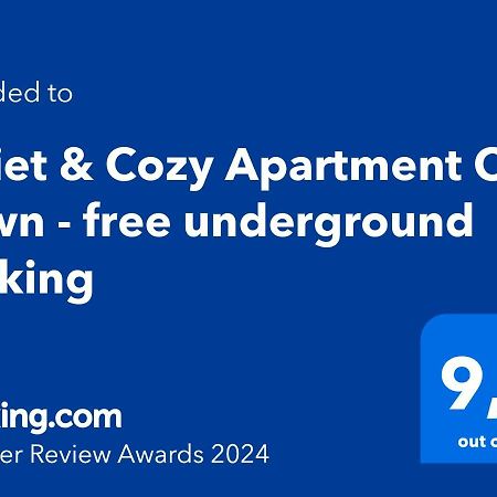 Quiet & Cozy Apartment Old Town - Free Underground Parking Kösice Dış mekan fotoğraf